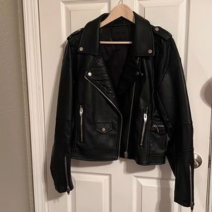 Blank NYC Faux Leather Moto Jacket EUC